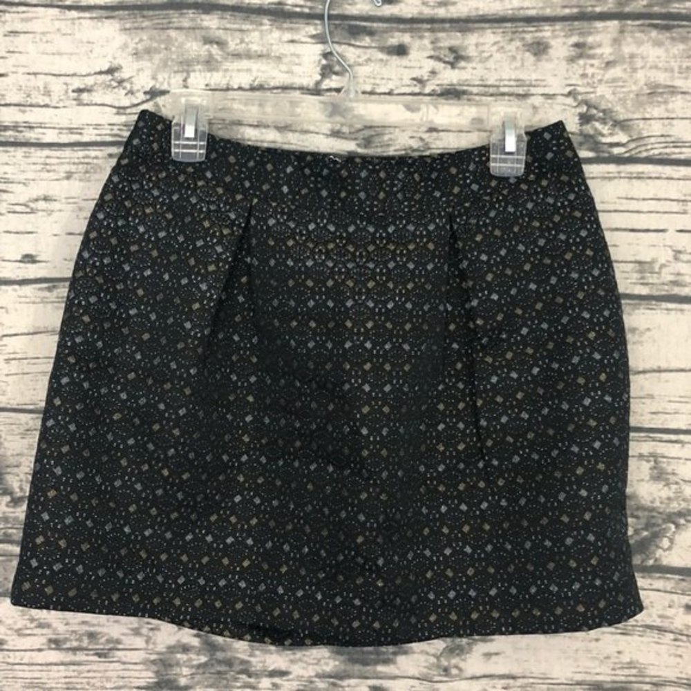 Old Navy Metallic Shimmer Skirt Size 6 Pockets